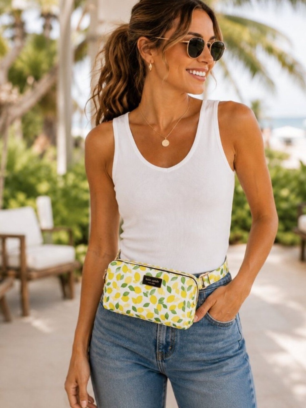 NWT Kate Spade Lemon Belt Bag